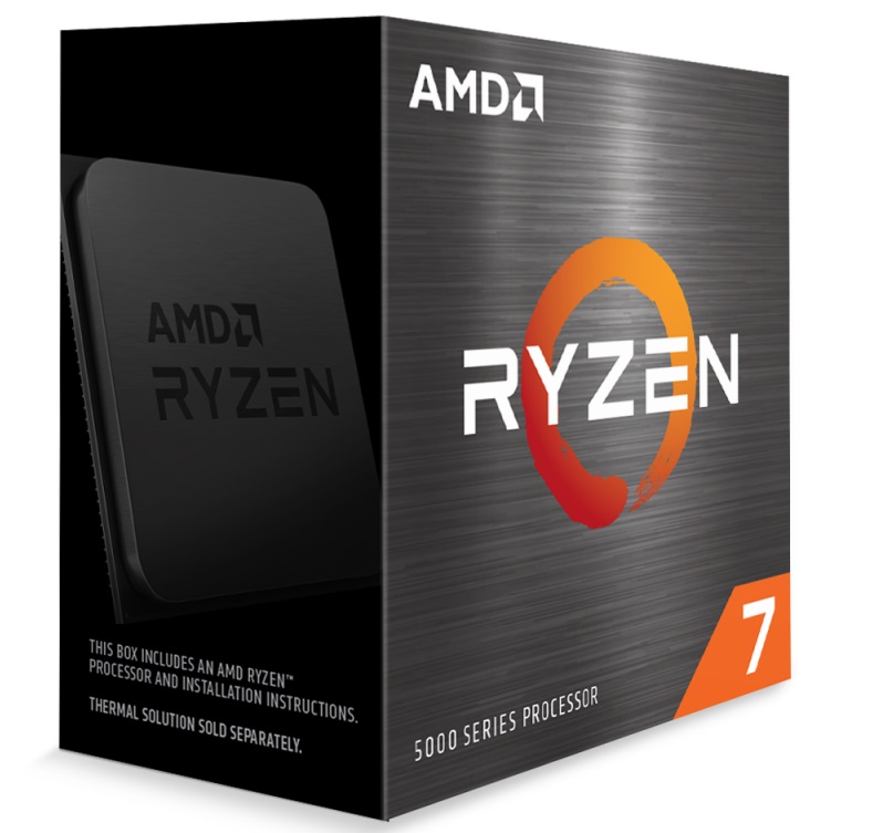 AMD Ryzen 7 5700X 3.4-4.6 Ghz, 8 Çekirdekli, 32 MB, AM4, 65W İşlemci (CPU Fan YOK)